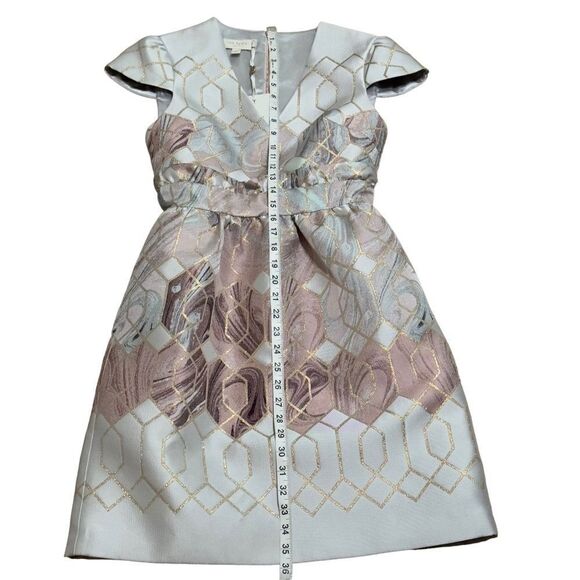 TED BAKER Ingrida Sea of Clouds Tulip Dress XSMALL NWT - Picture 10 of 16